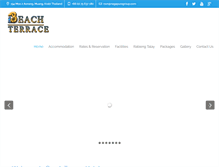 Tablet Screenshot of krabibeachterrace.com